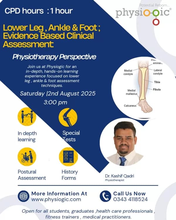 Enhance Your Clinical Skills at Physiogic Clinic: Fifth Evidence-Based Assessment Workshop